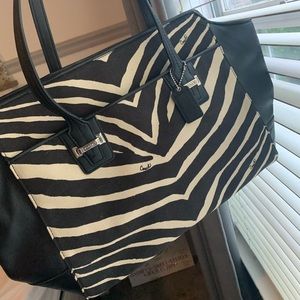 Brand New Zebra Coach Purse!
